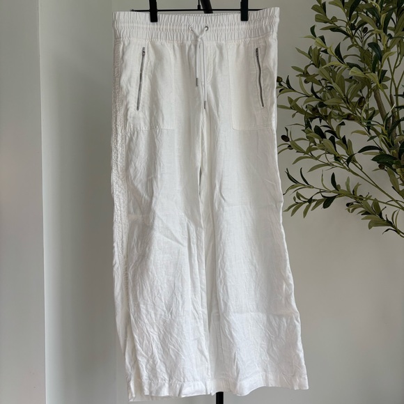 • [Athleta] Cabo Linen Pant • - Picture 3 of 12